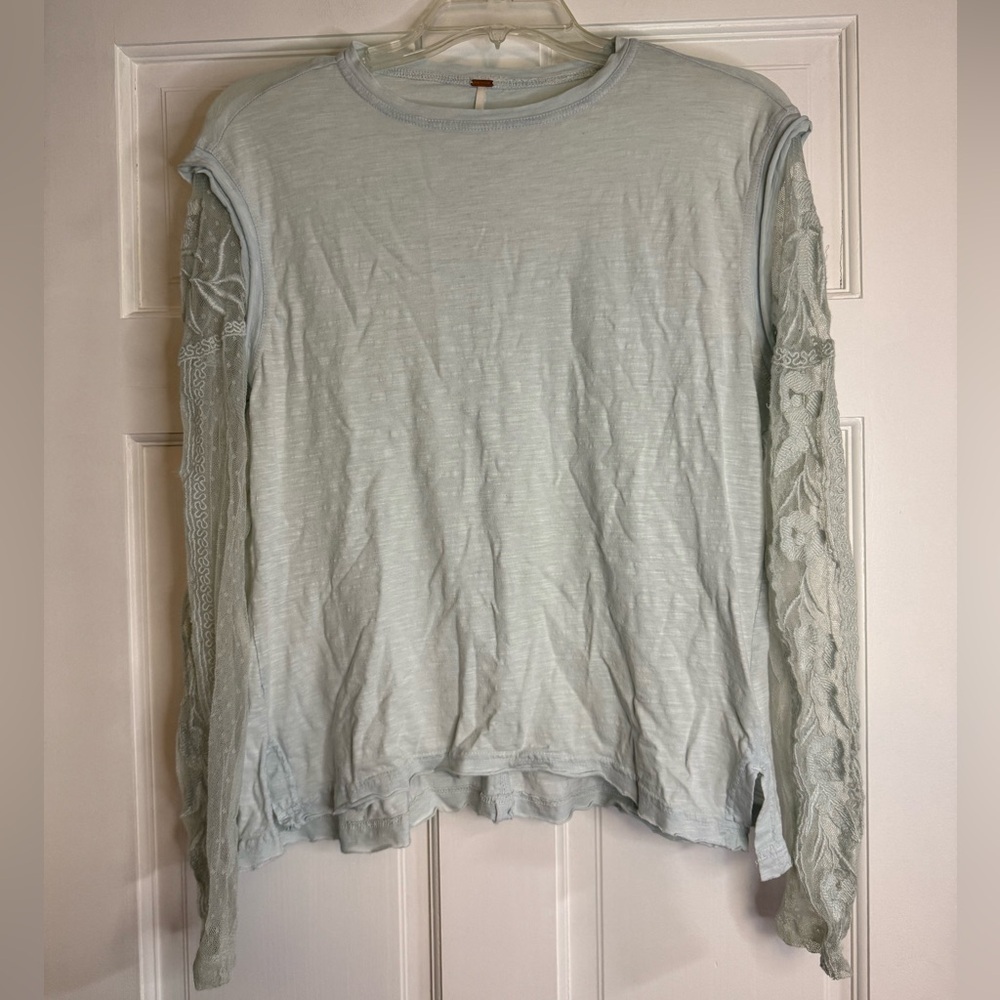 Free People Billy Jean Twofer Lace Top